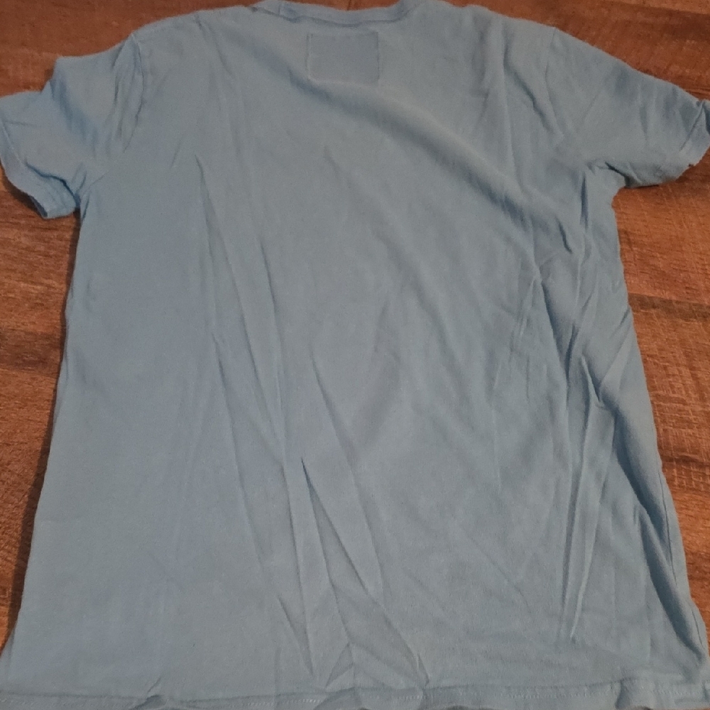 Hollister Light Blue Tee with Logo - Picture 3 of 3